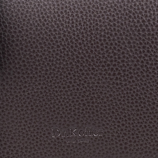 Женская сумка Dr.Koffer из натуральной кожи коричневая