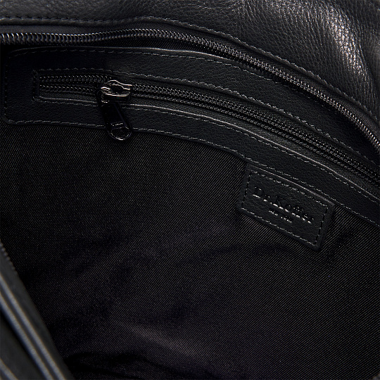 Женская сумка Dr.Koffer из натуральной кожи чёрная