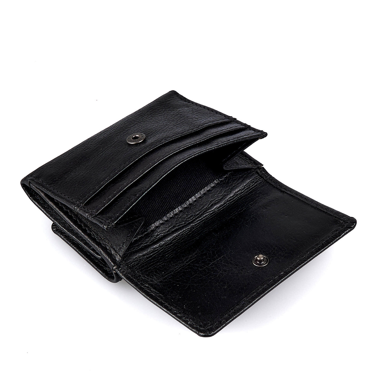 Портмоне Dr.Koffer из натуральной кожи черное