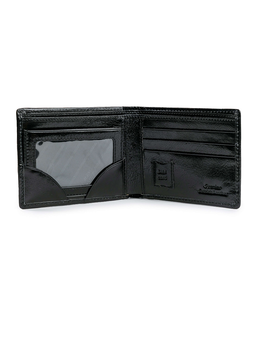 Портмоне Dr.Koffer из натуральной кожи черное