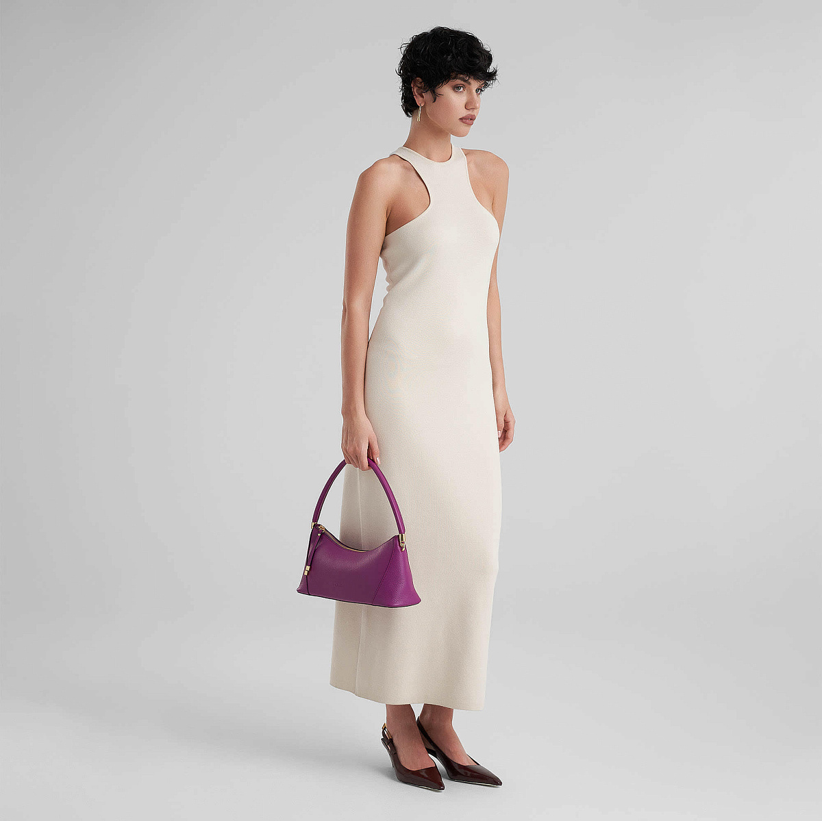 Женская сумка Dr. Koffer из натуральной кожи розовая