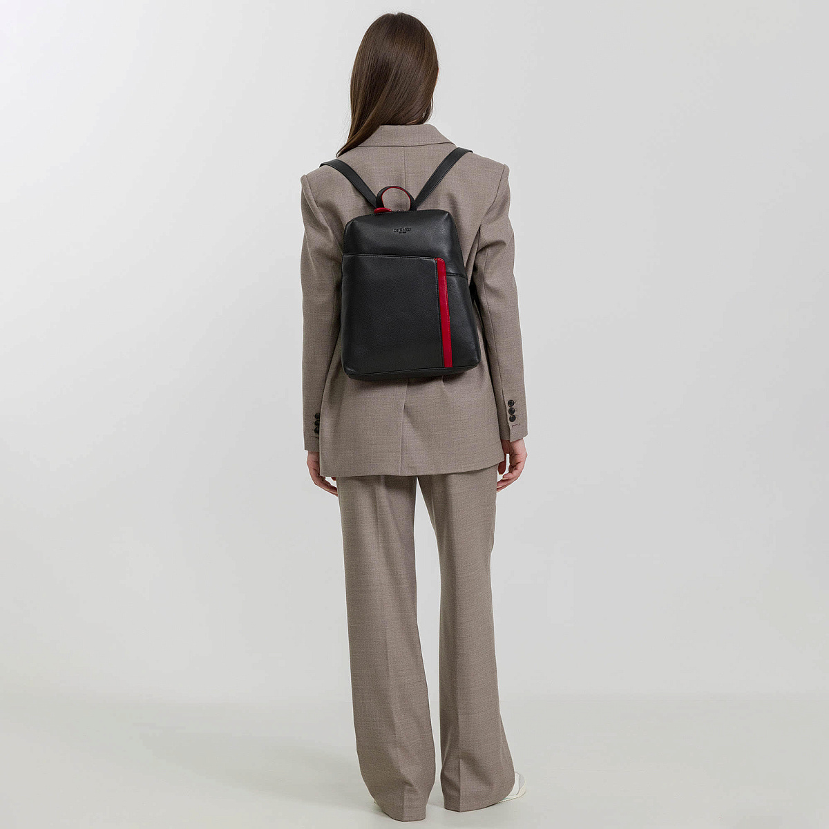 Рюкзак Dr.Koffer из натуральной кожи черный