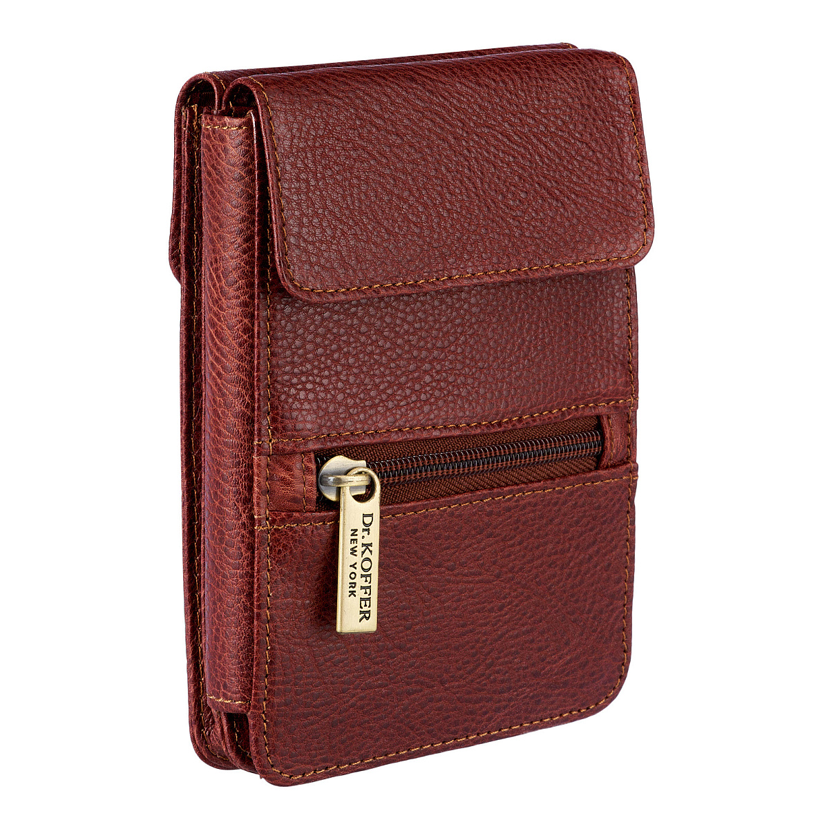Нагрудный кошелек дорожный Dr.Koffer из натуральной кожи