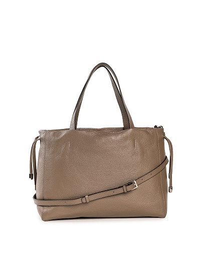 Женская сумка Dr. Koffer из натуральной кожи коричневая