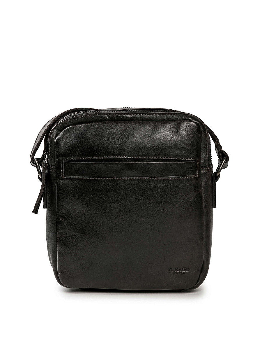 Сумка через плечо Dr.Koffer из натуральной кожи коричневая