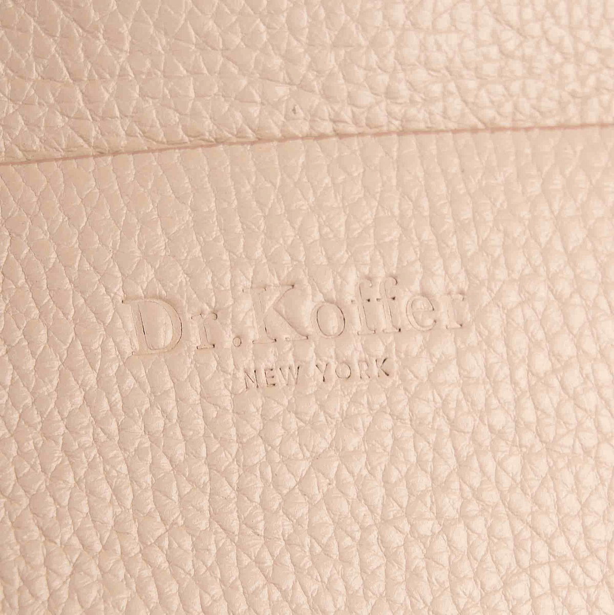 Женская сумка Dr. Koffer из натуральной кожи бежевая