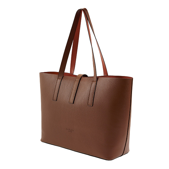 Женская сумка Dr. Koffer из натуральной кожи коричневая