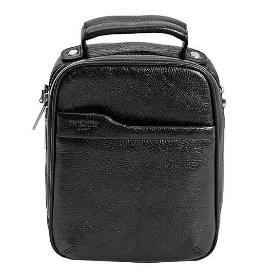 Небольшая мужская сумка с тиснением под кожу и съемным плечевым ремнем Dr.Koffer M402263-02-04