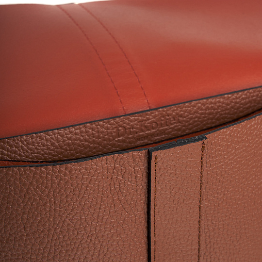 Женская сумка Dr. Koffer из натуральной кожи коричневая