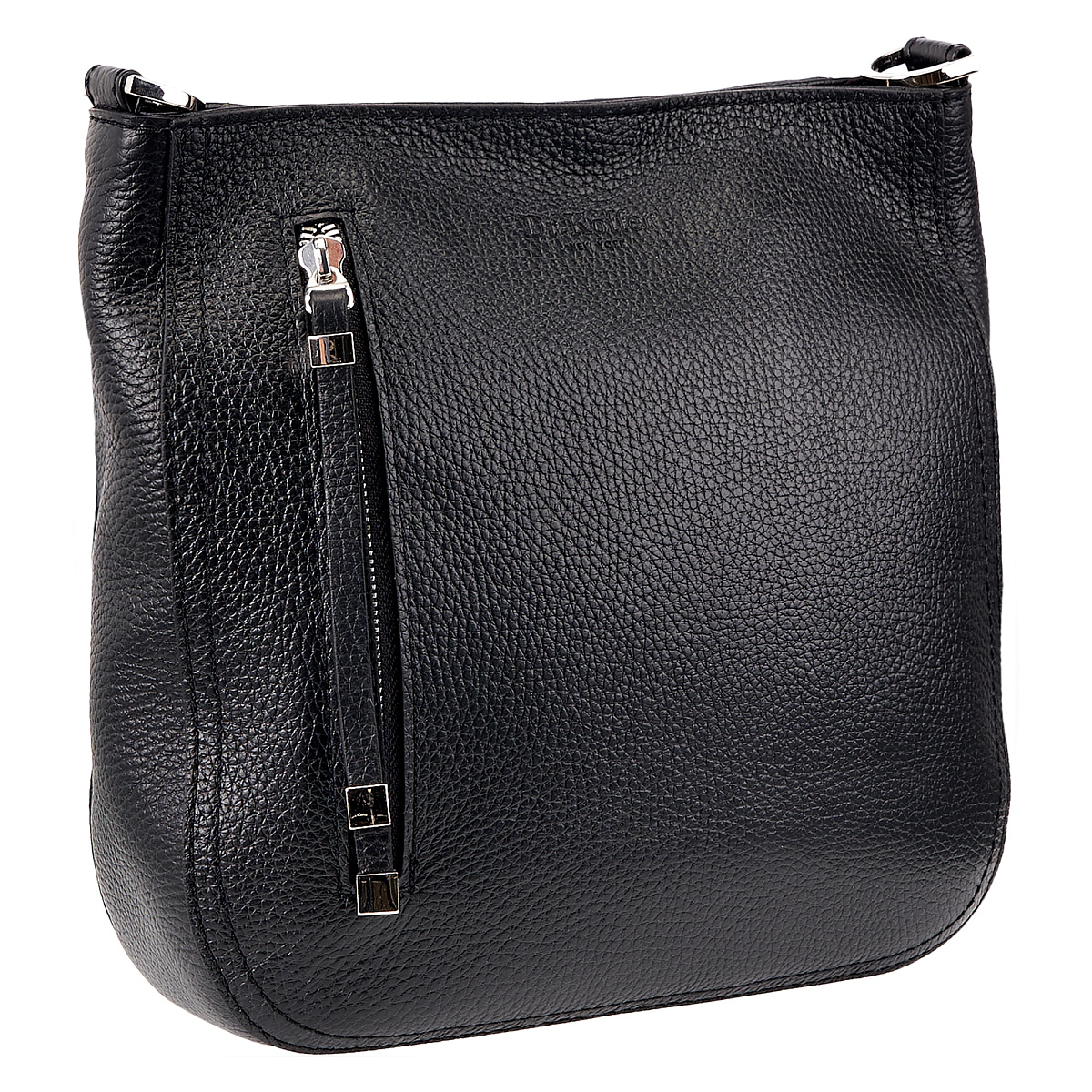 Женская сумка Dr. Koffer из натуральной кожи черная