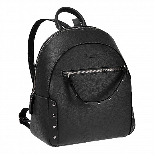 Черный рюкзак Dr. Koffer 5253BN-04