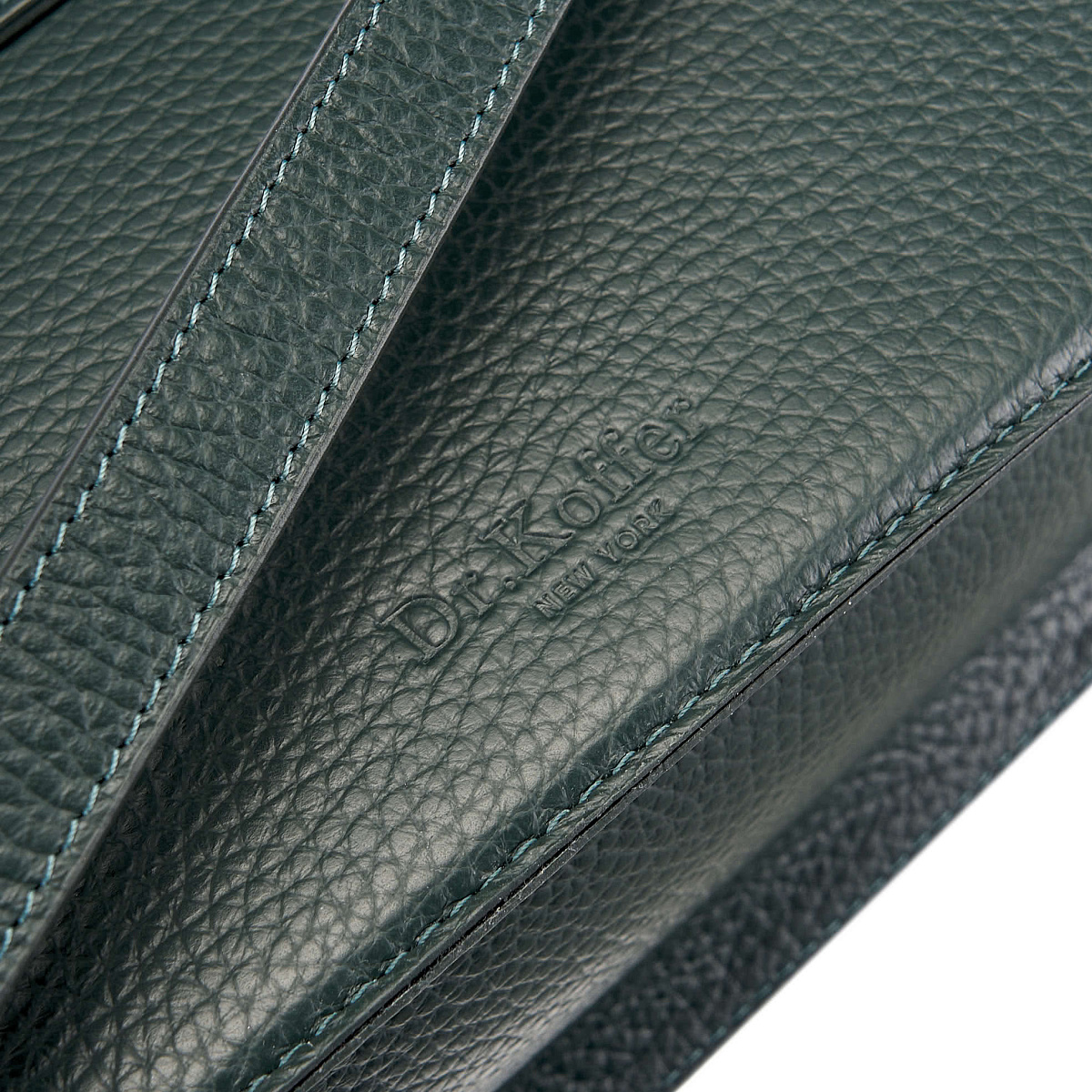 Женская сумка  Dr. Koffer из натуральной кожи зеленая