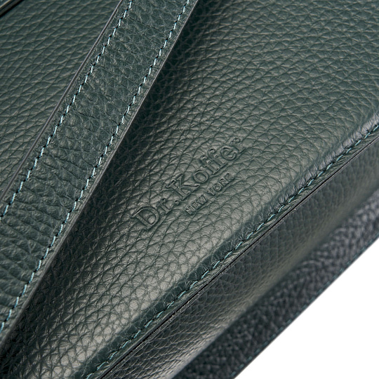 Женская сумка  Dr. Koffer из натуральной кожи зеленая