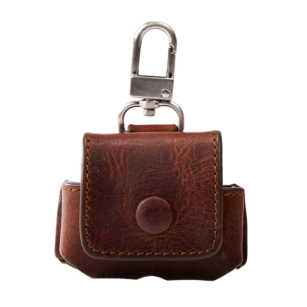 Чехол для AirPods из натуральной кожи коричневый Dr.Koffer