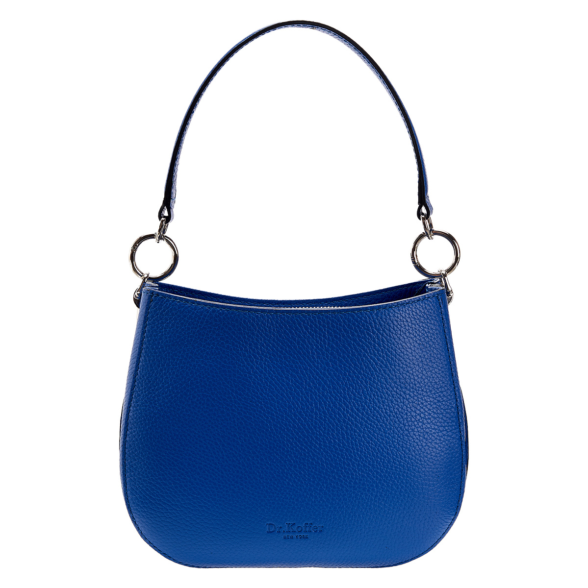 Женская сумка Dr. Koffer из натуральной кожи синяя