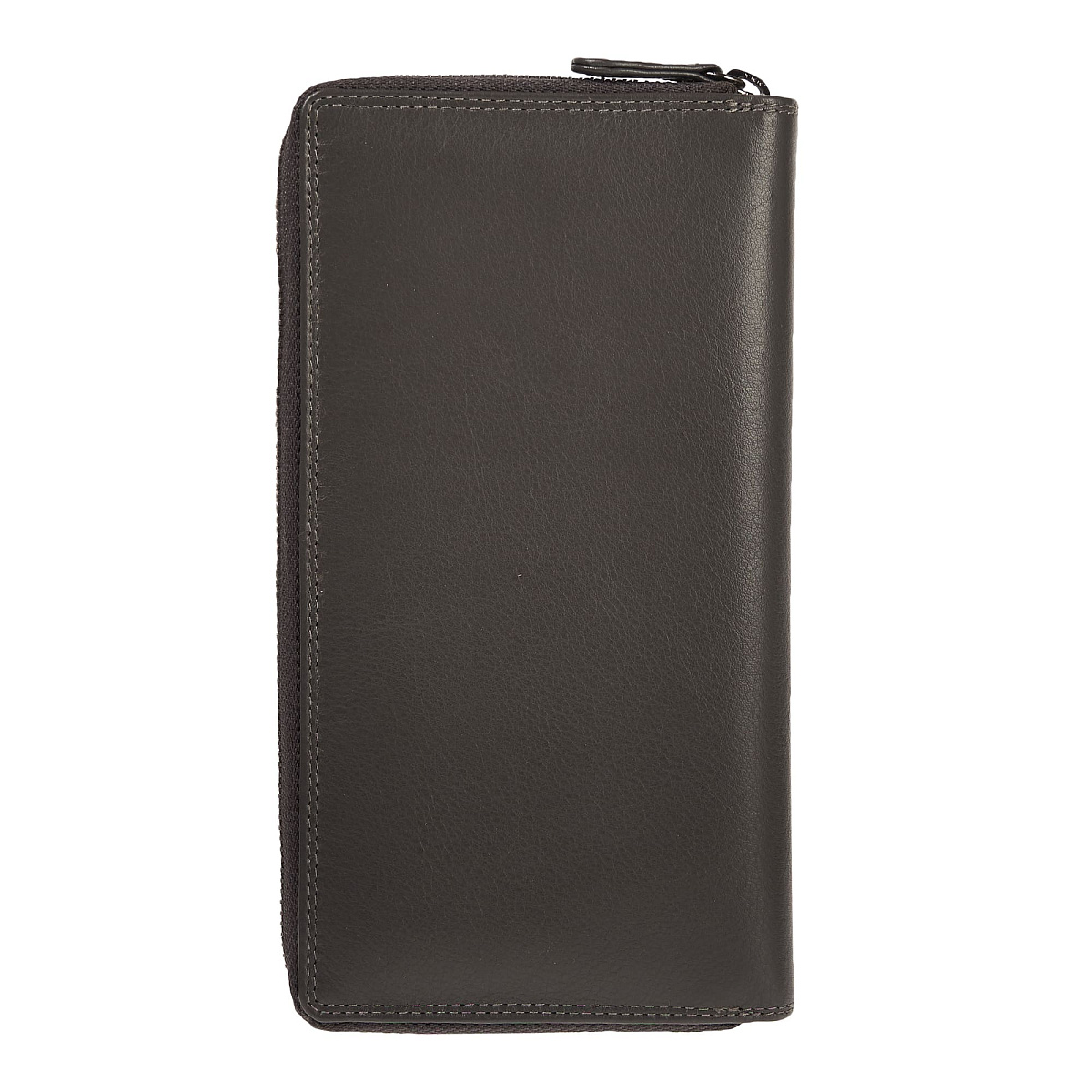 Портмоне Dr.Koffer из натуральной кожи серое