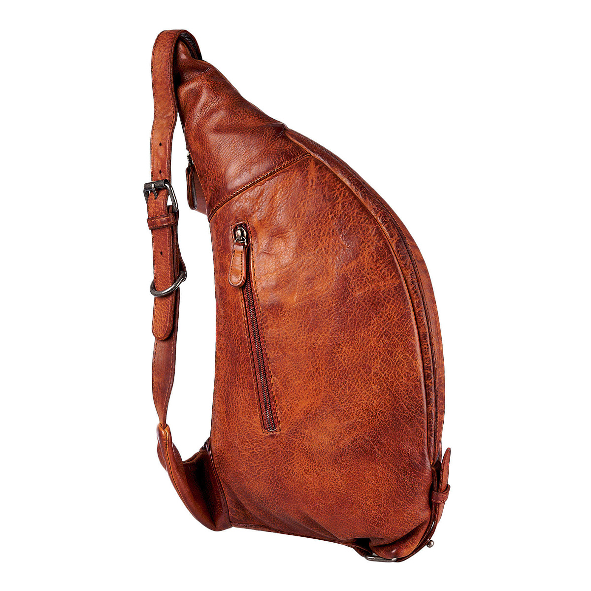 Рюкзак Dr.Koffer из натуральной кожи светло-коричневый