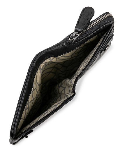 Портмоне Dr.Koffer из натуральной кожи черное