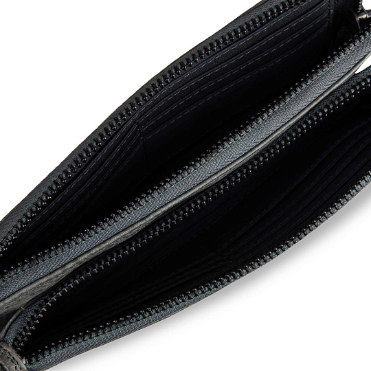 Портмоне Dr.Koffer из натуральной кожи серое