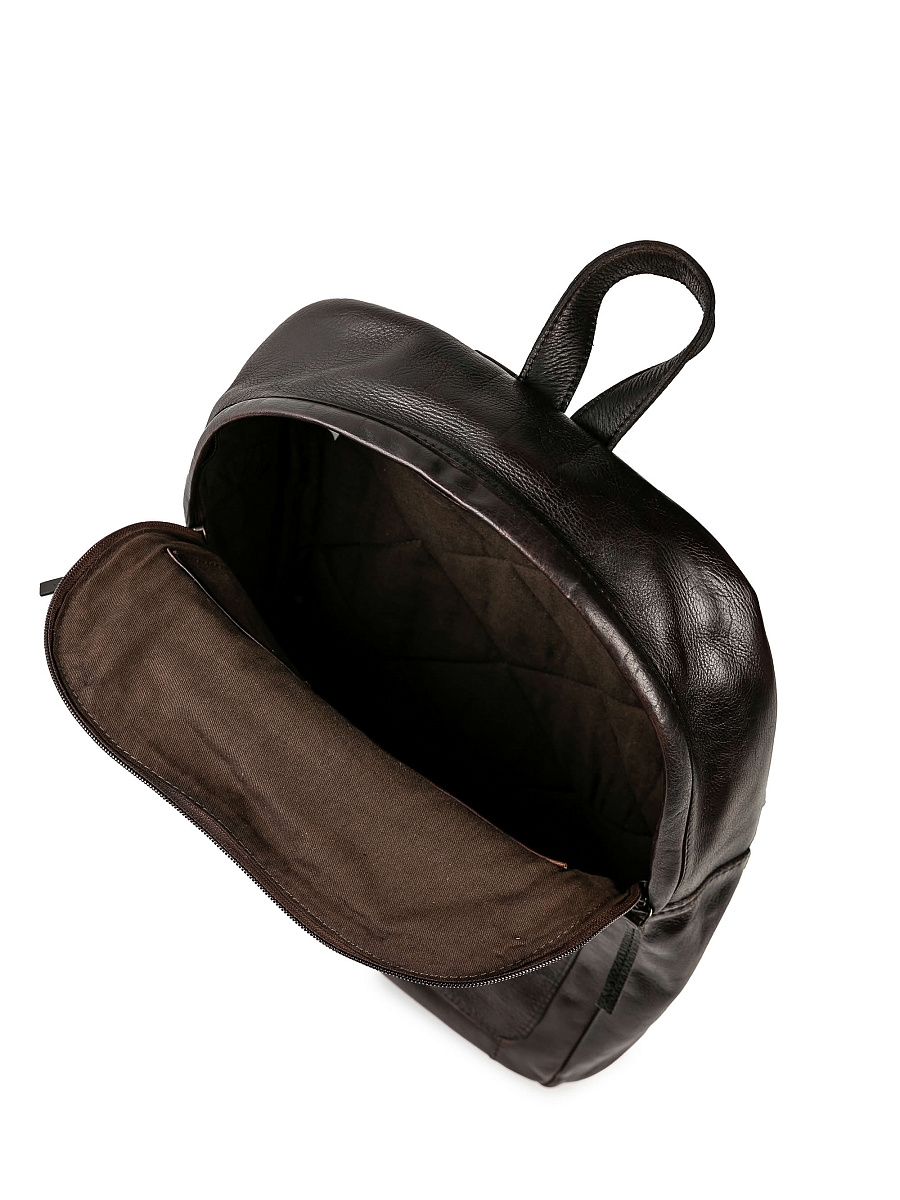 Рюкзак Dr.Koffer из натуральной кожи темно-коричневый