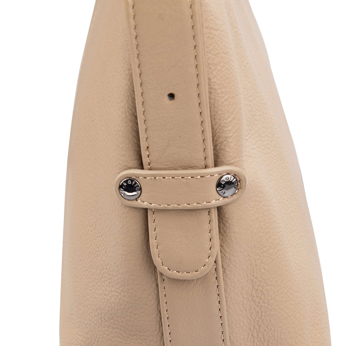 Женская сумка Dr.Koffer из натуральной кожи бежевая