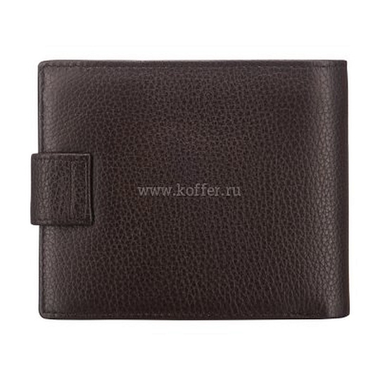 Портмоне Dr.Koffer из натуральной кожи коричневое