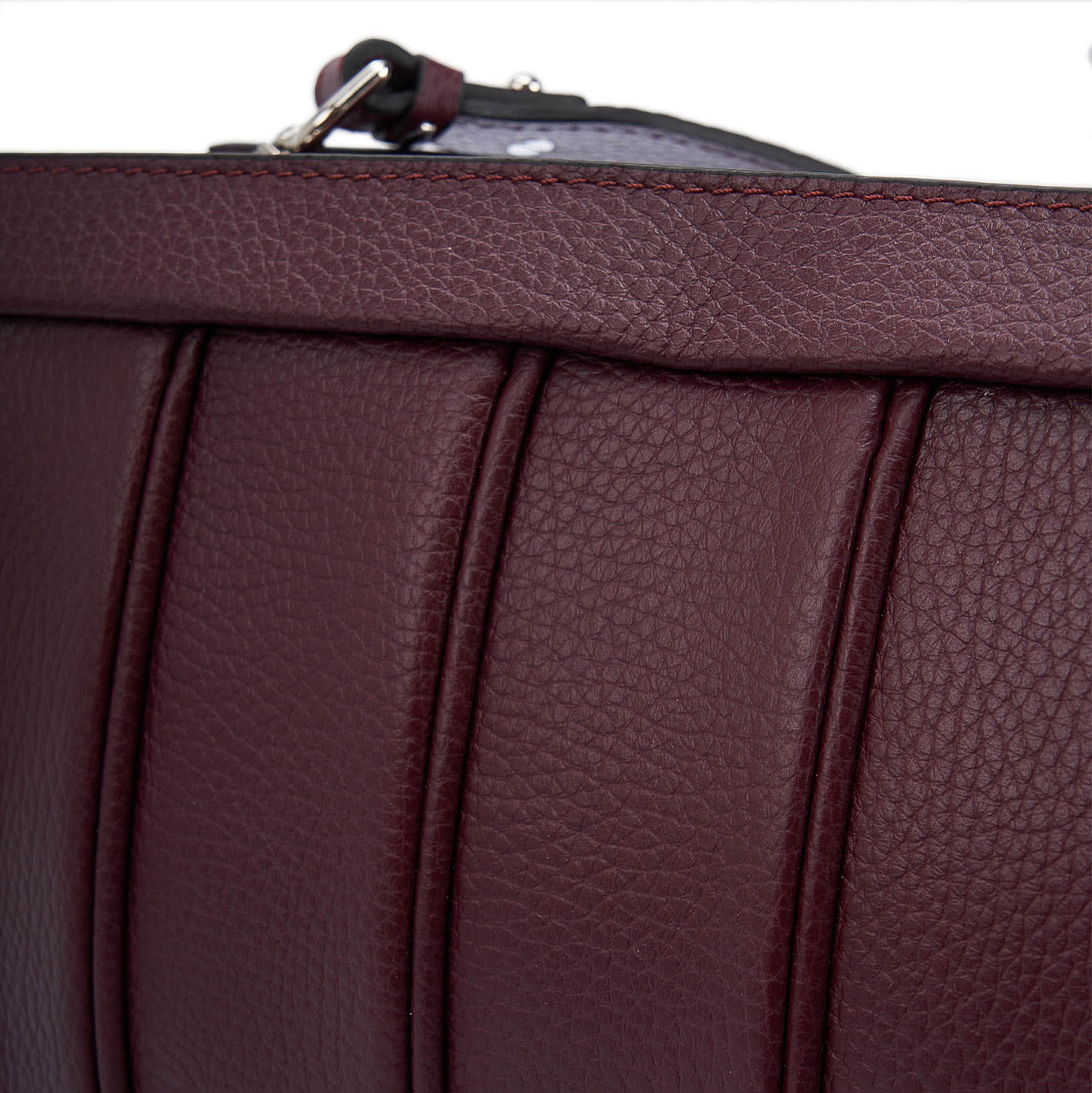 Женская сумка Dr. Koffer из натуральной кожи бордовая