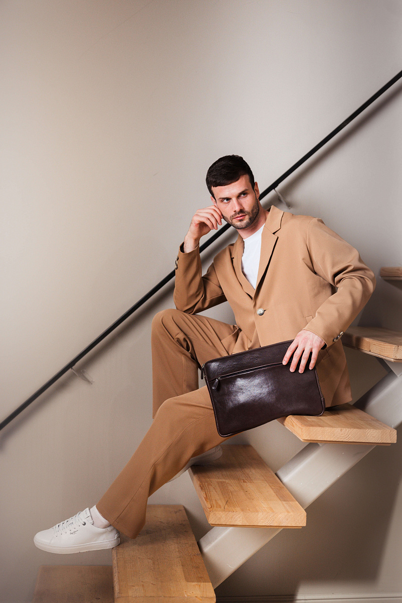 Папка для документов Dr. Koffer из натуральной кожи