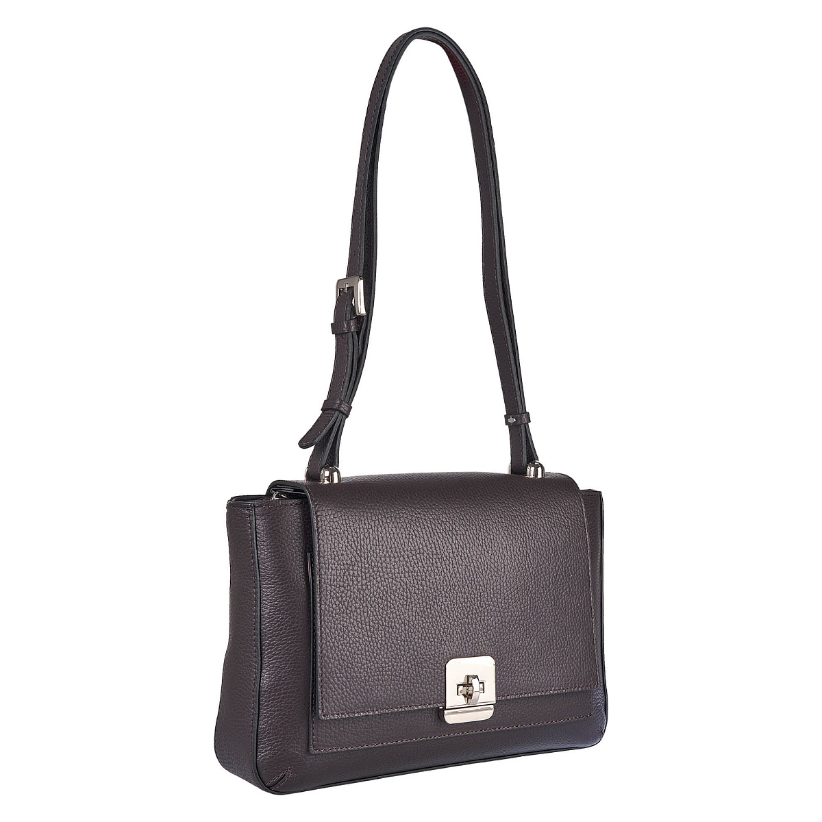 Женская сумка Dr. Koffer из натуральной кожи коричневая