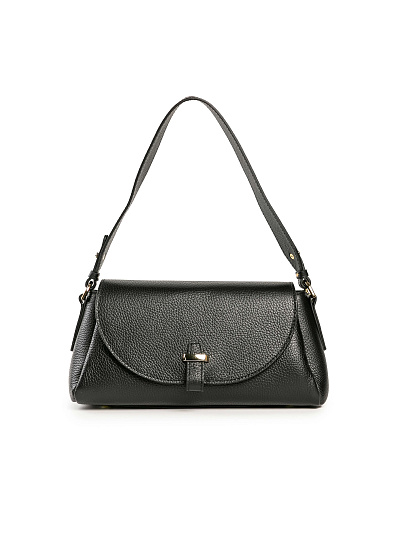 Женская сумка Dr. Koffer из натуральной кожи черная