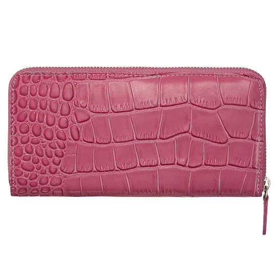 Портмоне Dr.Koffer из натуральной кожи розовое