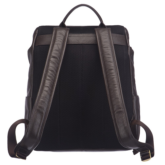 Рюкзак Dr.Koffer из натуральной кожи темно-коричневый