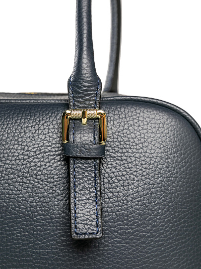 Женская сумка Dr. Koffer из натуральной кожи синяя