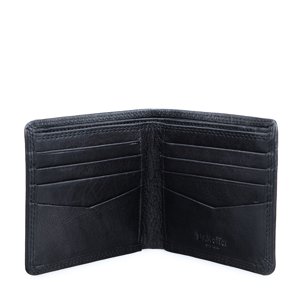 Портмоне Dr.Koffer из натуральной кожи черное