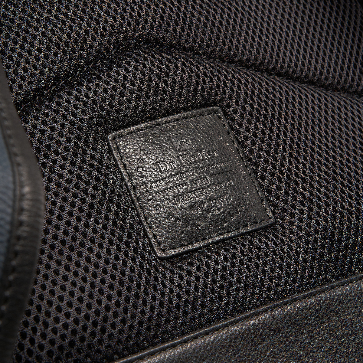 Рюкзак Dr.Koffer из натуральной кожи синий