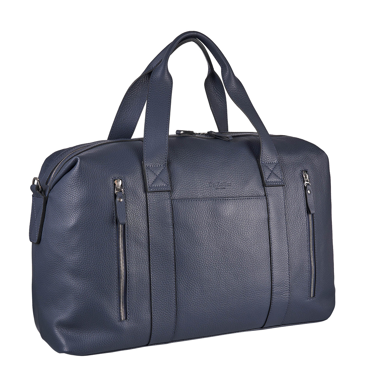 Сумка дорожная Dr.Koffer  из натуральной кожи синяя