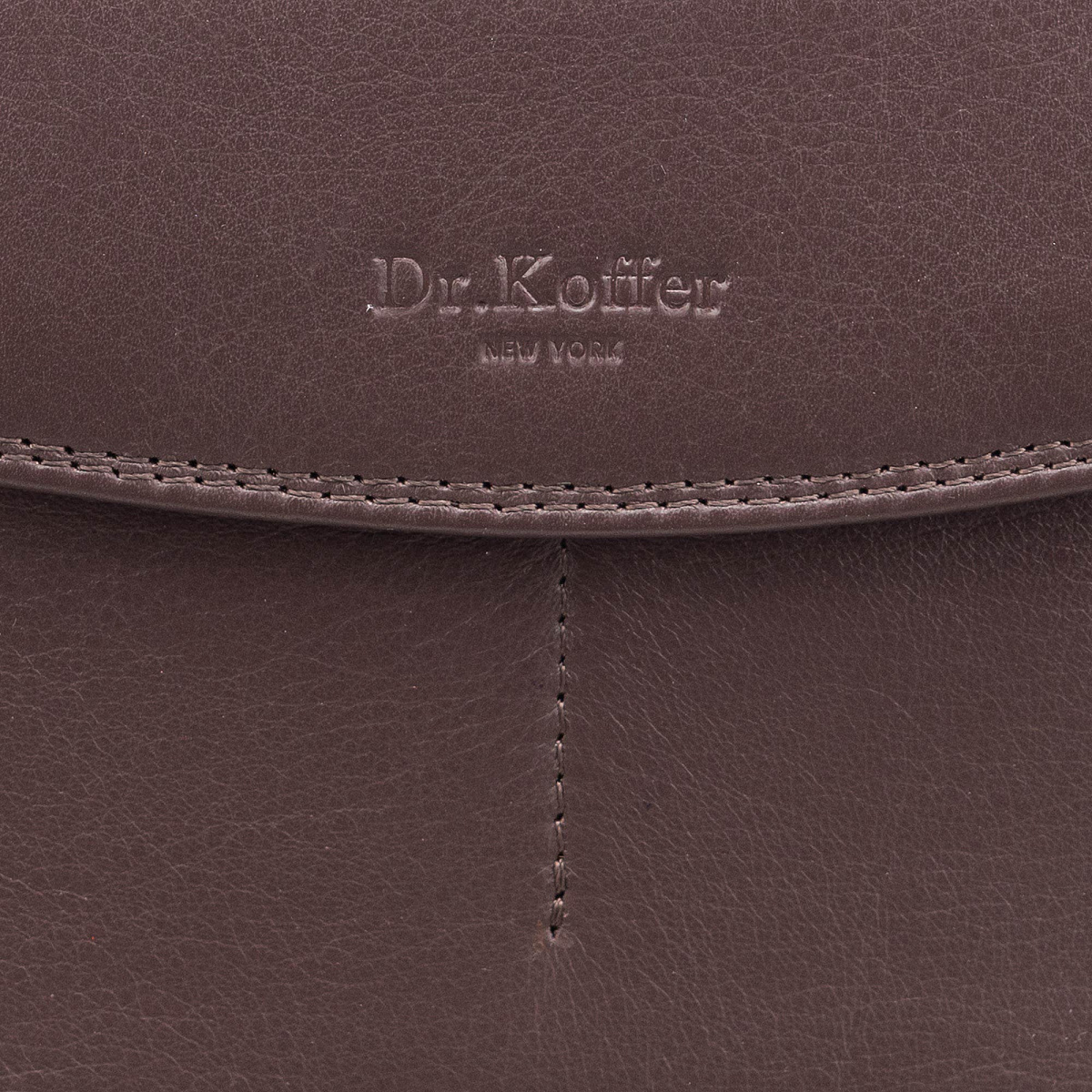 Портмоне Dr.Koffer из натуральной кожи коричневое