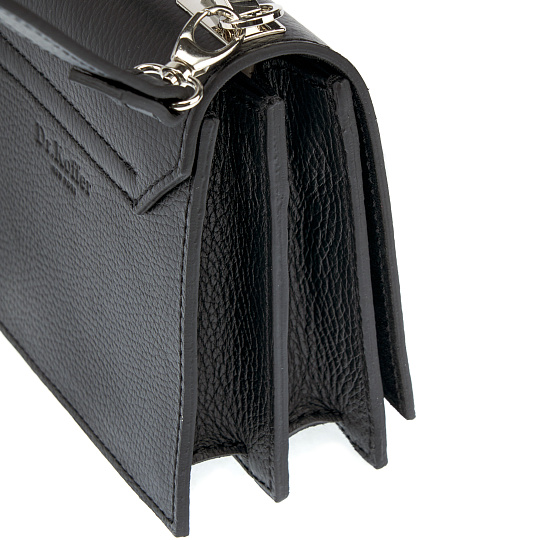 Женская сумка Dr. Koffer из натуральной кожи черная