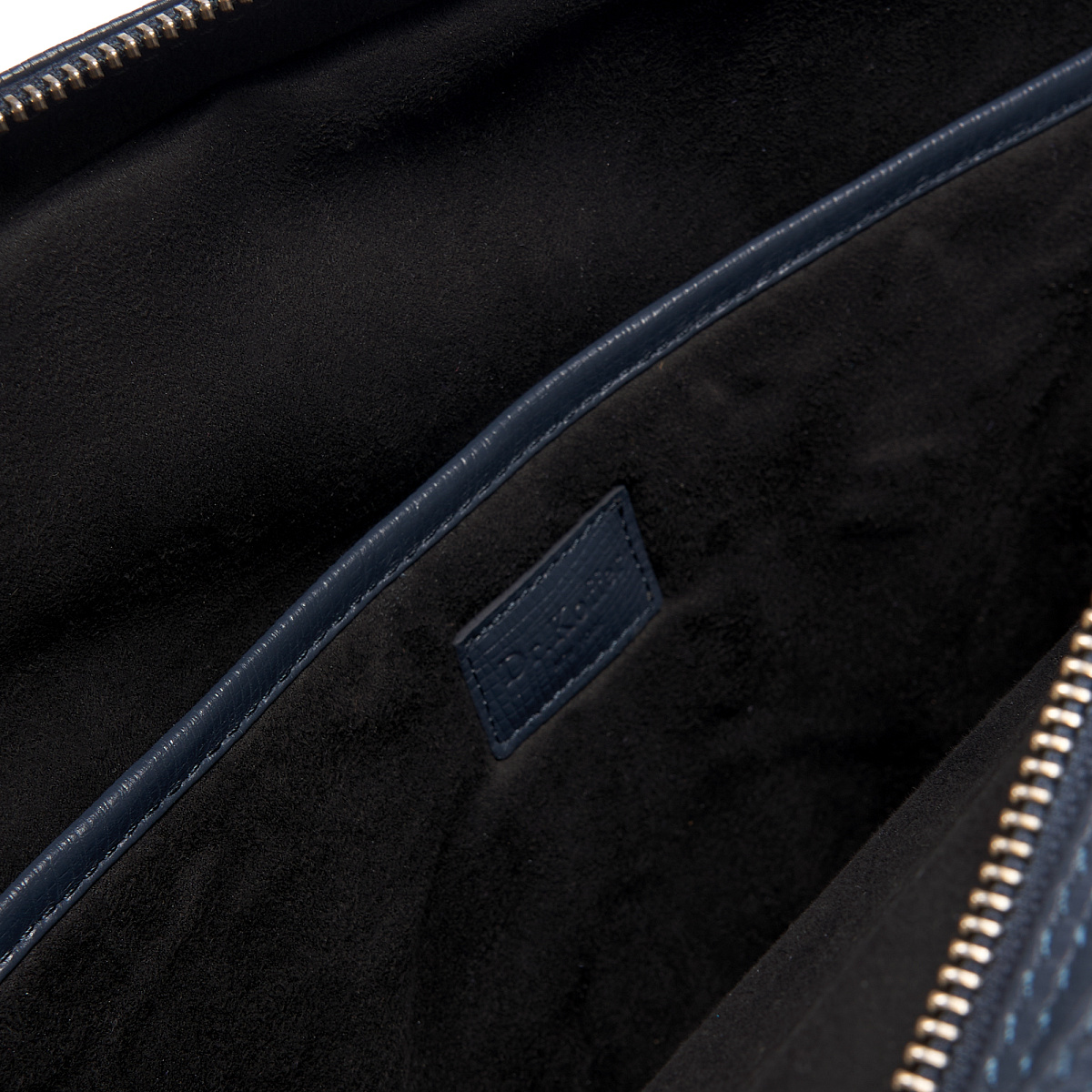 Деловая сумка Dr.Koffer из натуральной кожи синяя