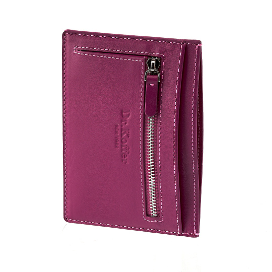 Кошелек Dr.Koffer из натуральной кожи фиолетовый