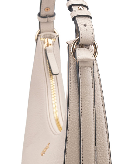 Женская сумка Dr. Koffer из натуральной кожи бежевая