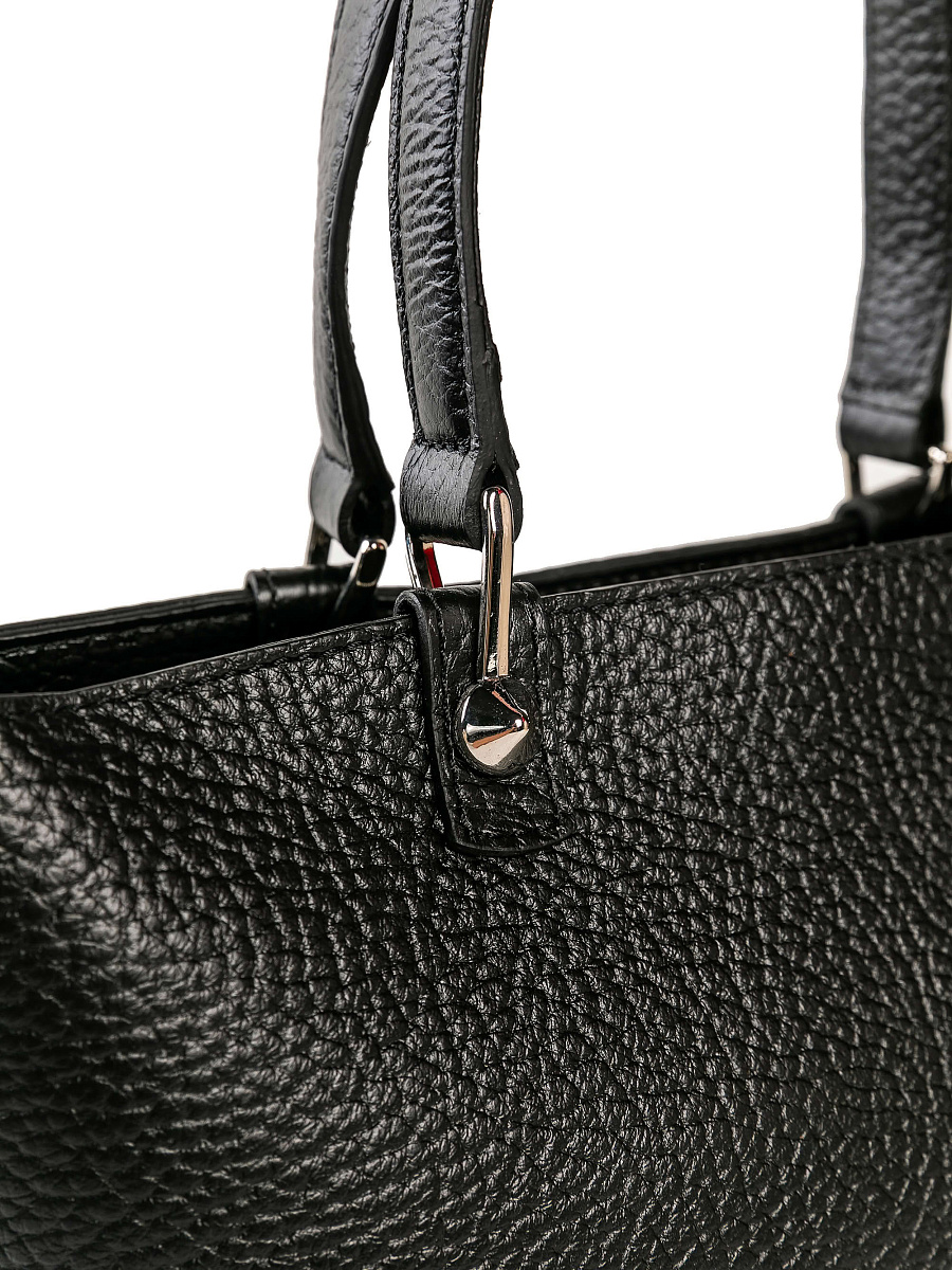 Женская сумка Dr. Koffer из натуральной кожи черная