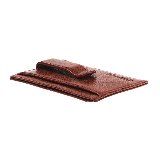 Визитница Dr.Koffer из натуральной кожи светло-коричневая