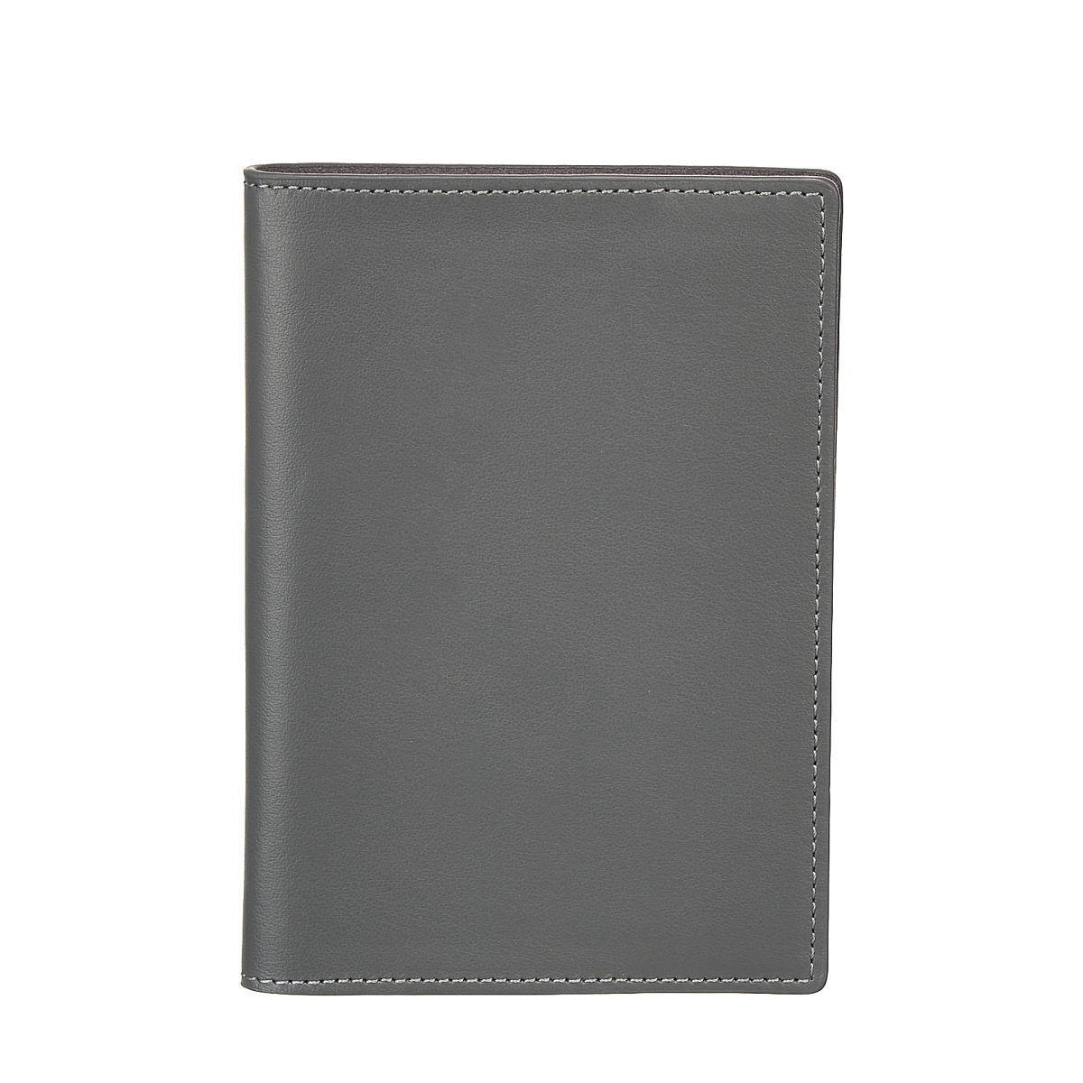 Обложка для паспорта Dr.Koffer из натуральной кожи серая