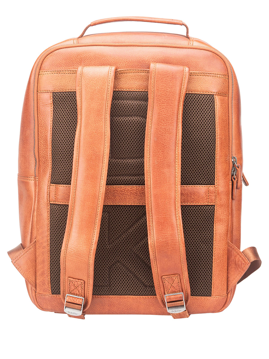 Рюкзак Dr. Koffer из натуральной кожи коричневый