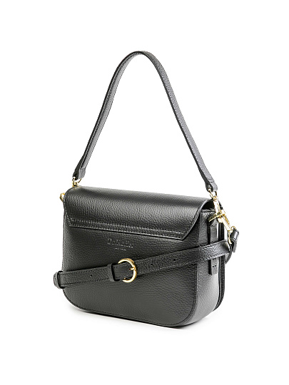 Женская сумка Dr.Koffer из натуральной кожи черная