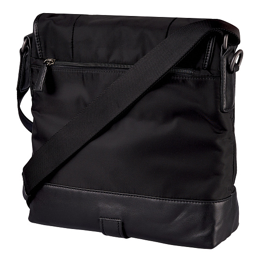 Сумка через плечо Dr.Koffer из нейлона и натуральной кожи