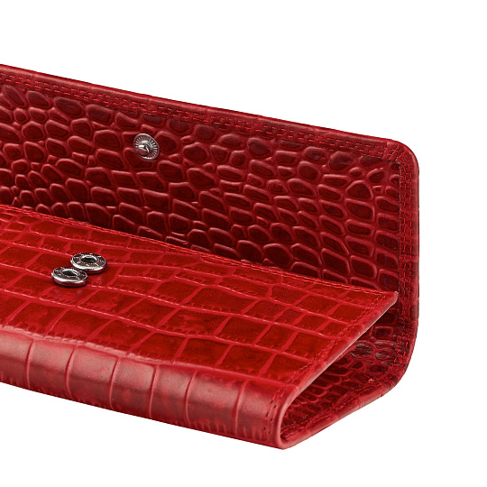Портмоне Dr.Koffer из натуральной кожи красное