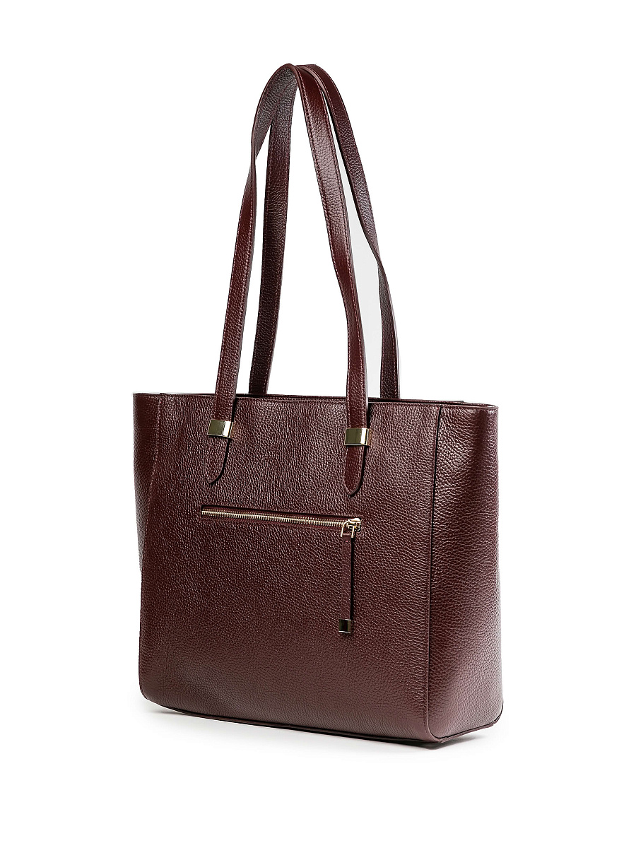 Женская сумка Dr.Koffer из натуральной кожи фиолетовая