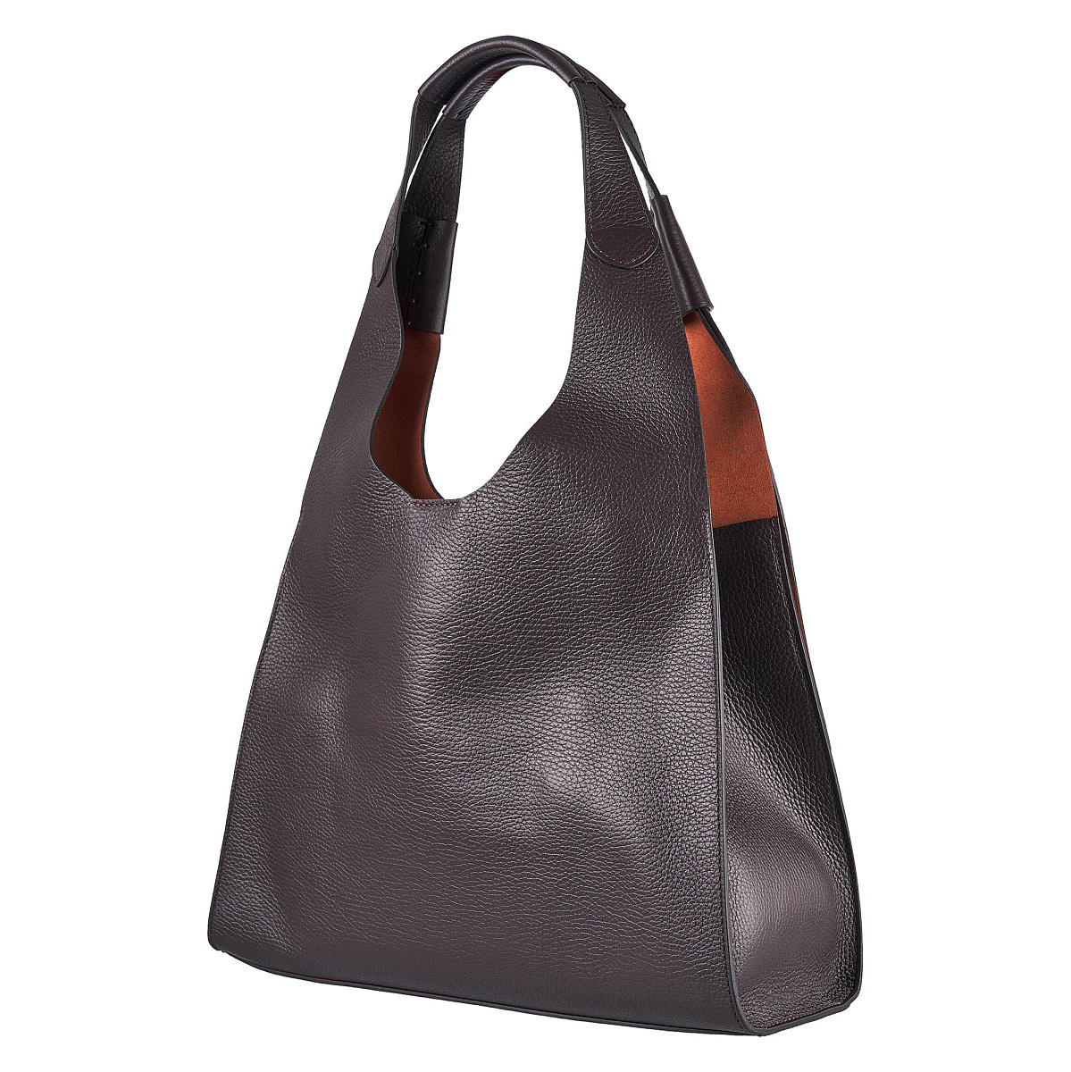 Женская сумка Dr. Koffer из натуральной кожи коричневая